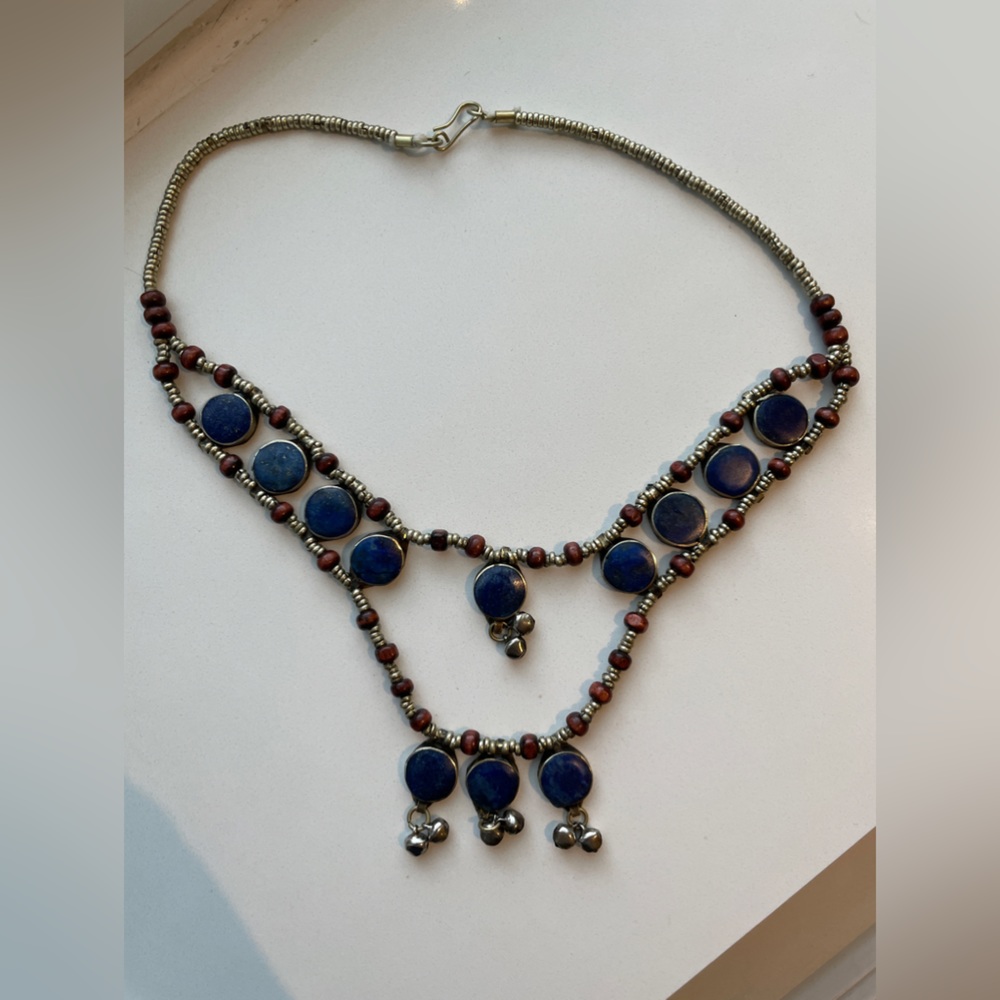 Authentic Boho Silver Necklace